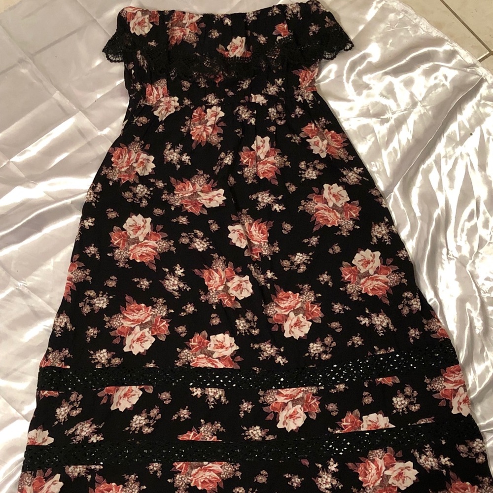 Forever21 Strapless Maxi Dress